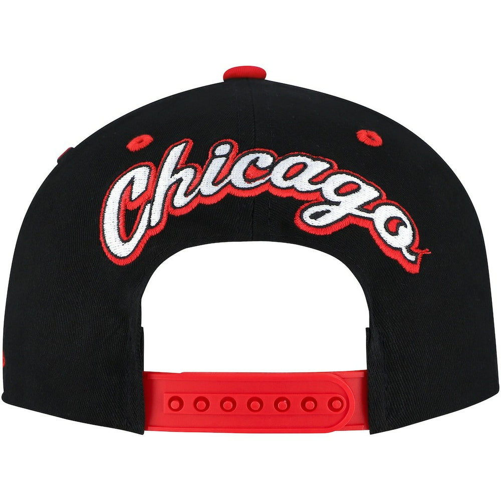 Chicago Bulls Backside Script 2-Tone Pro Crown Adjustable Hat Online