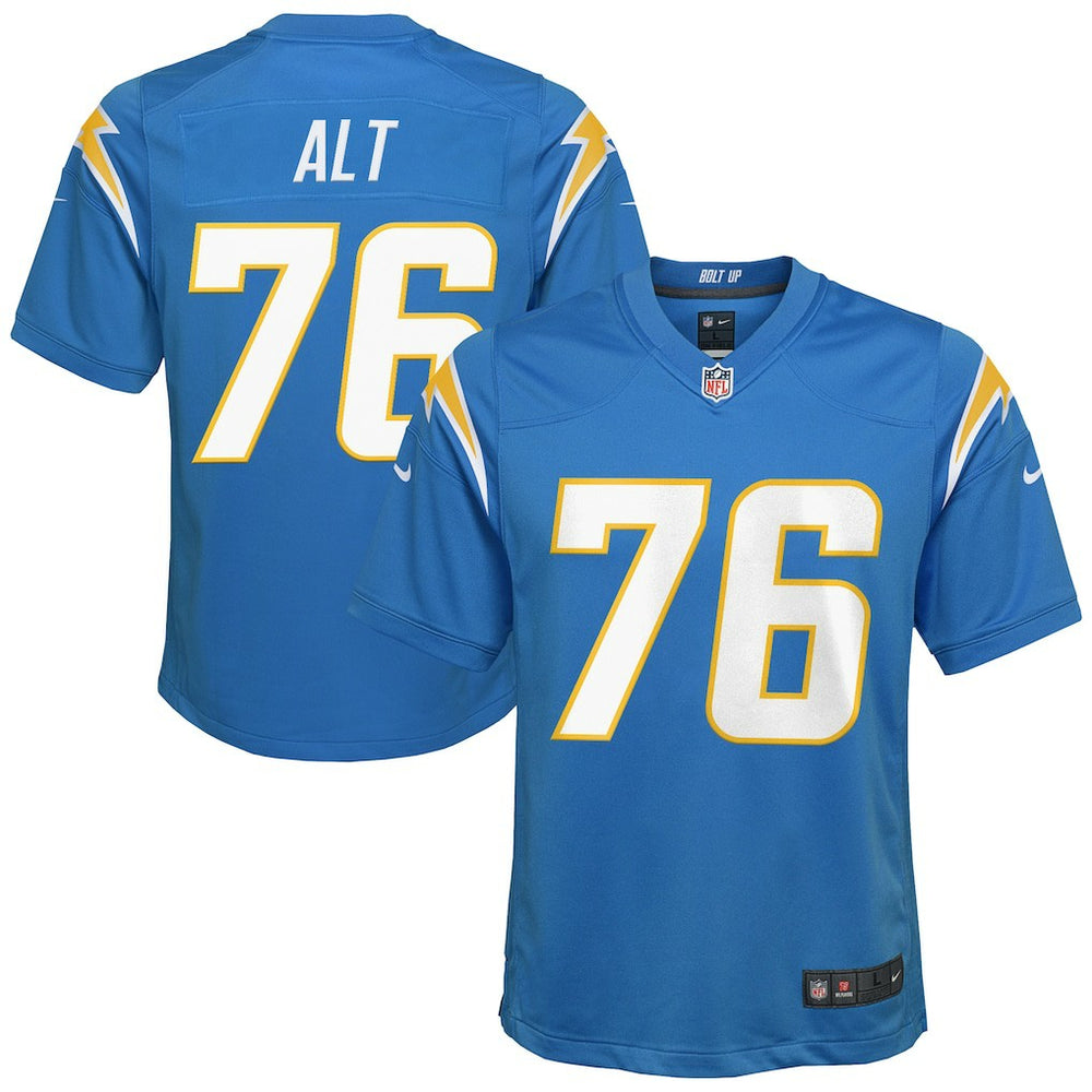 Los Angeles Chargers Nike Joe Alt  Youth Game Jersey