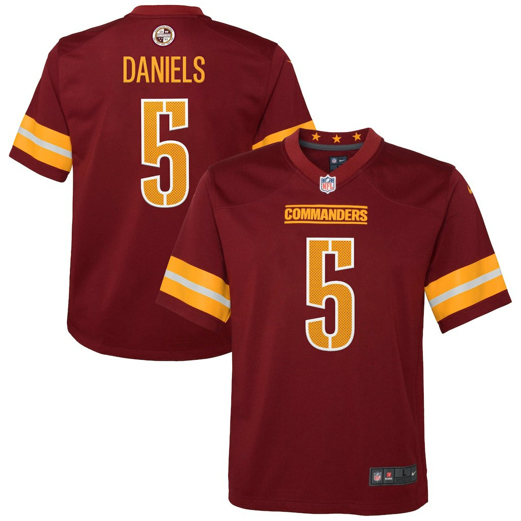 Washington Commanders Nike Jayden Daniels  Youth Game Jersey
