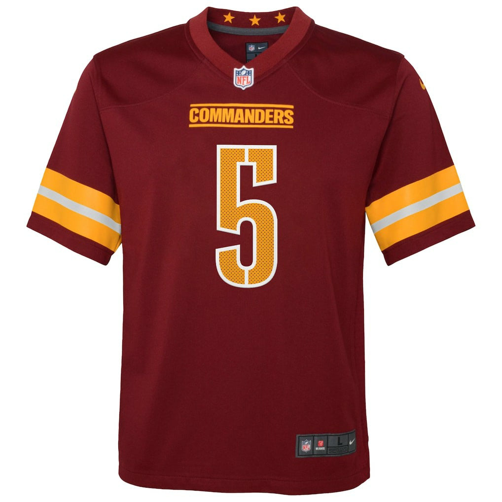 Washington Commanders Nike Jayden Daniels  Youth Game Jersey