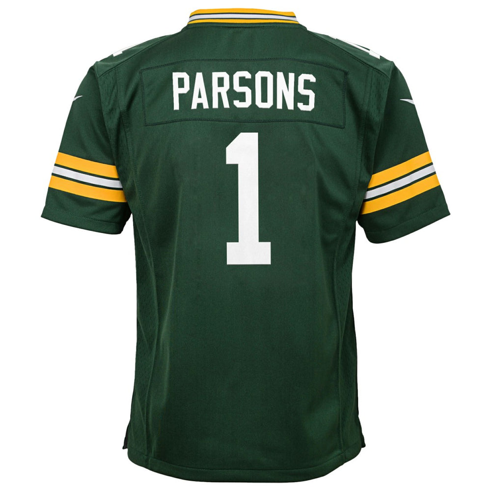 Green Bay Packers Nike Micah Parsons  Youth Game Player Jersey