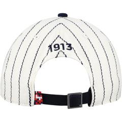USMNT Fan Ink Unisex Yankee Adjustable Hat White/Navy