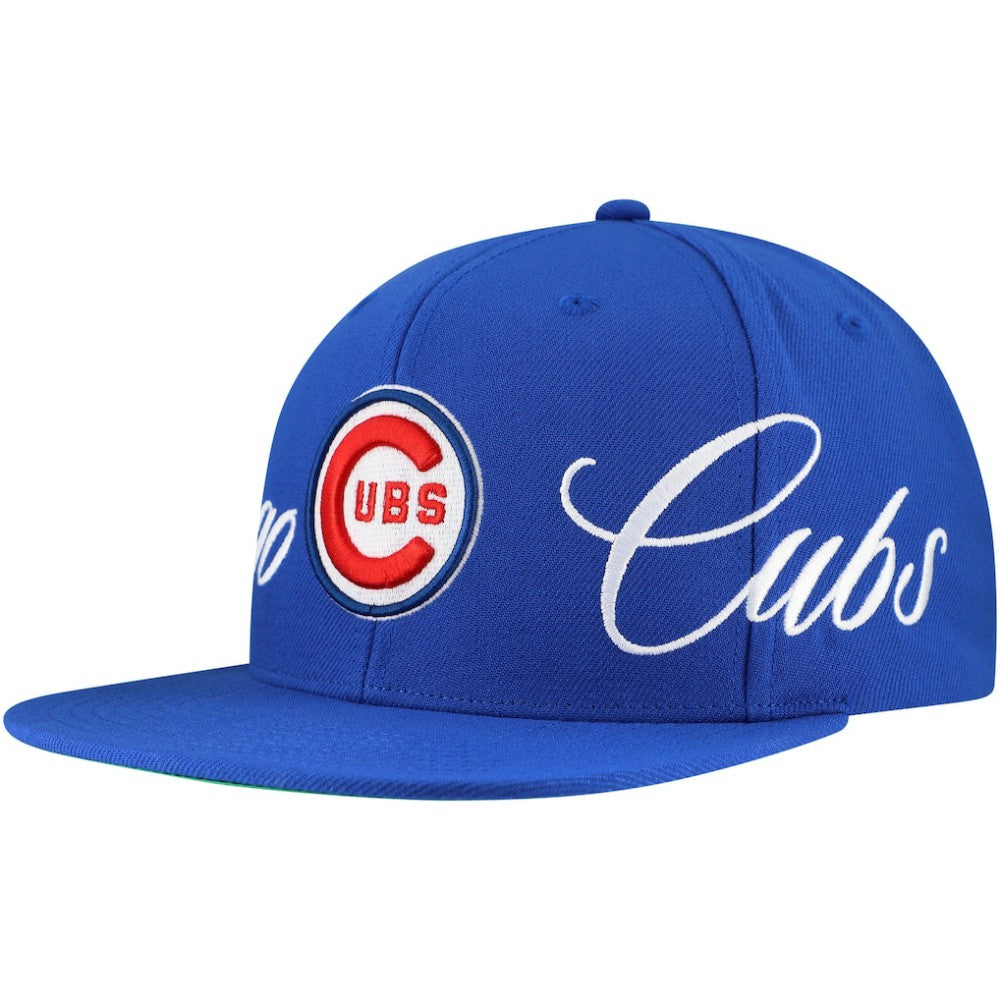 Chicago Cubs Mitchell & Ness Just Don x MLB Lux Script Snapback Hat | MLB New