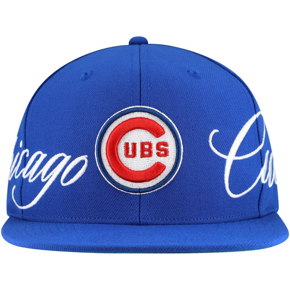 Chicago Cubs Mitchell & Ness Just Don x MLB Lux Script Snapback Hat | MLB New