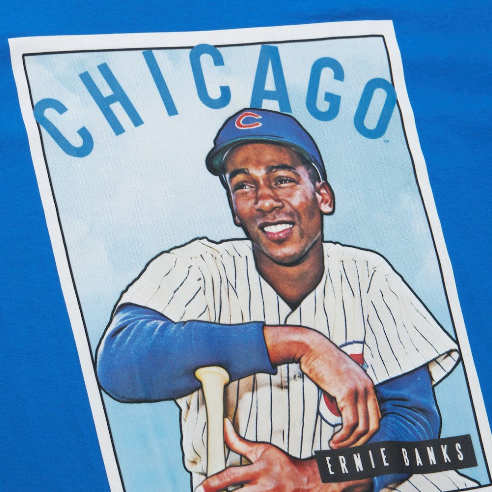 Ernie Banks Chicago Cubs Mitchell & Ness Cooperstown Collection Collectors Connection T-Shirt | MLB US