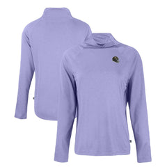 Baltimore Ravens  Cutter & Buck Women's Coastline Epic Comfort Eco Recycled Funnel Neck Raglan Pullover Sweatshirt