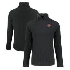 San Francisco 49ers  Cutter & Buck Women's Coastline Epic Comfort Eco Recycled Funnel Neck Raglan Pullover Sweatshirt