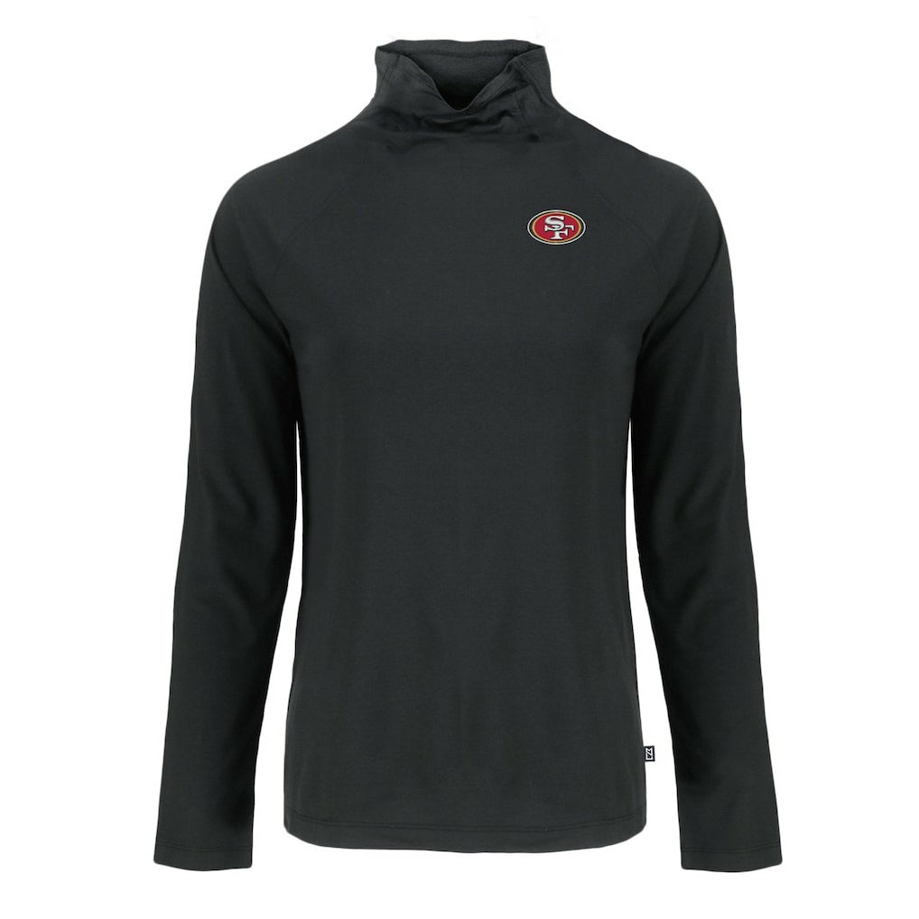 San Francisco 49ers  Cutter & Buck Women's Coastline Epic Comfort Eco Recycled Funnel Neck Raglan Pullover Sweatshirt