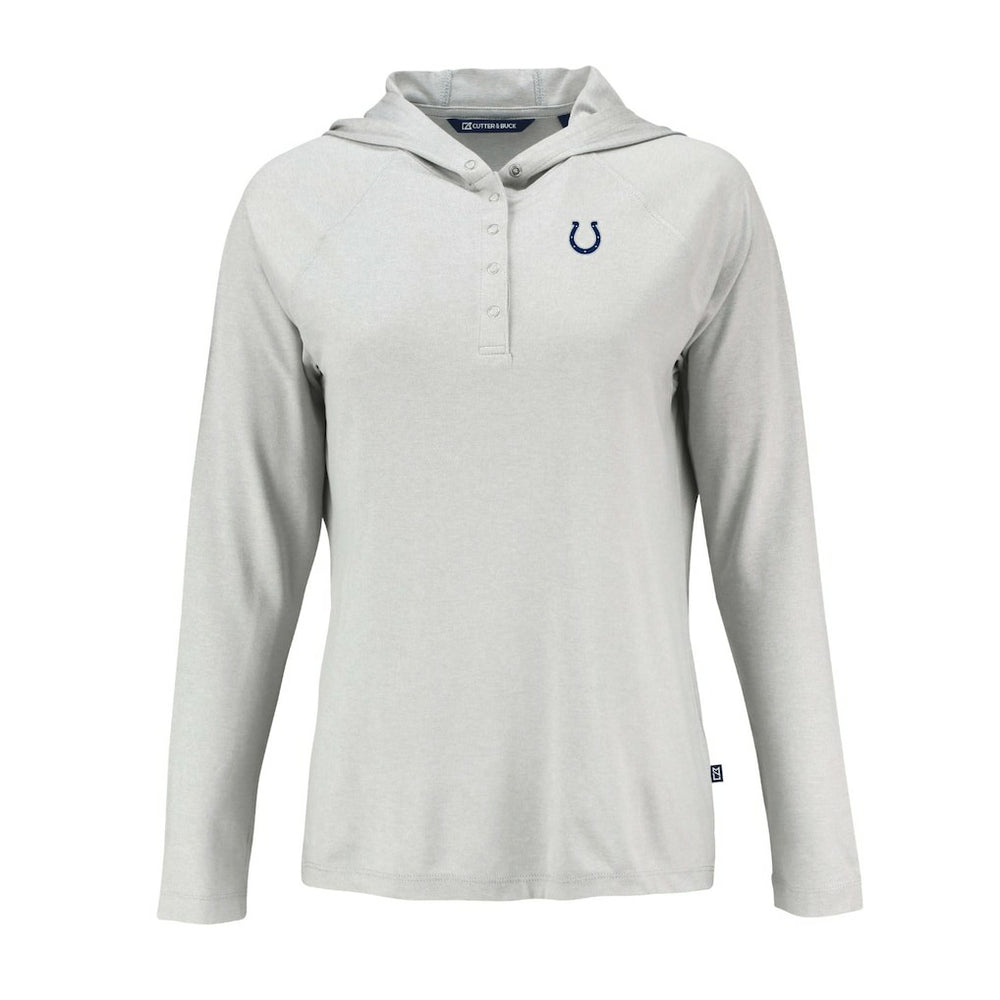Indianapolis Colts  Cutter & Buck Women's Coastline Epic Comfort Eco Recycled Raglan Pullover Hoodie
