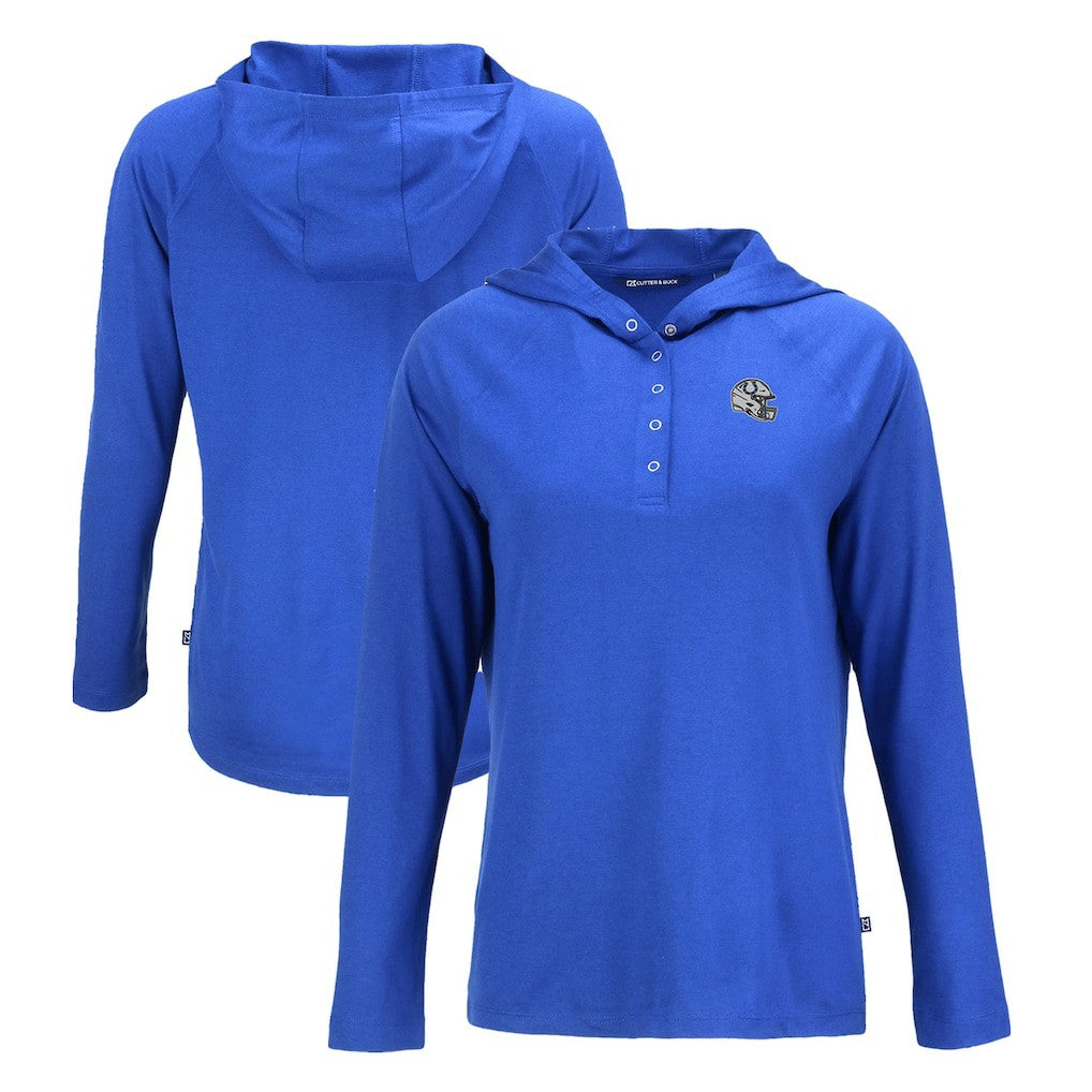 Indianapolis Colts  Cutter & Buck Women's Coastline Epic Comfort Eco Recycled Raglan Pullover Hoodie