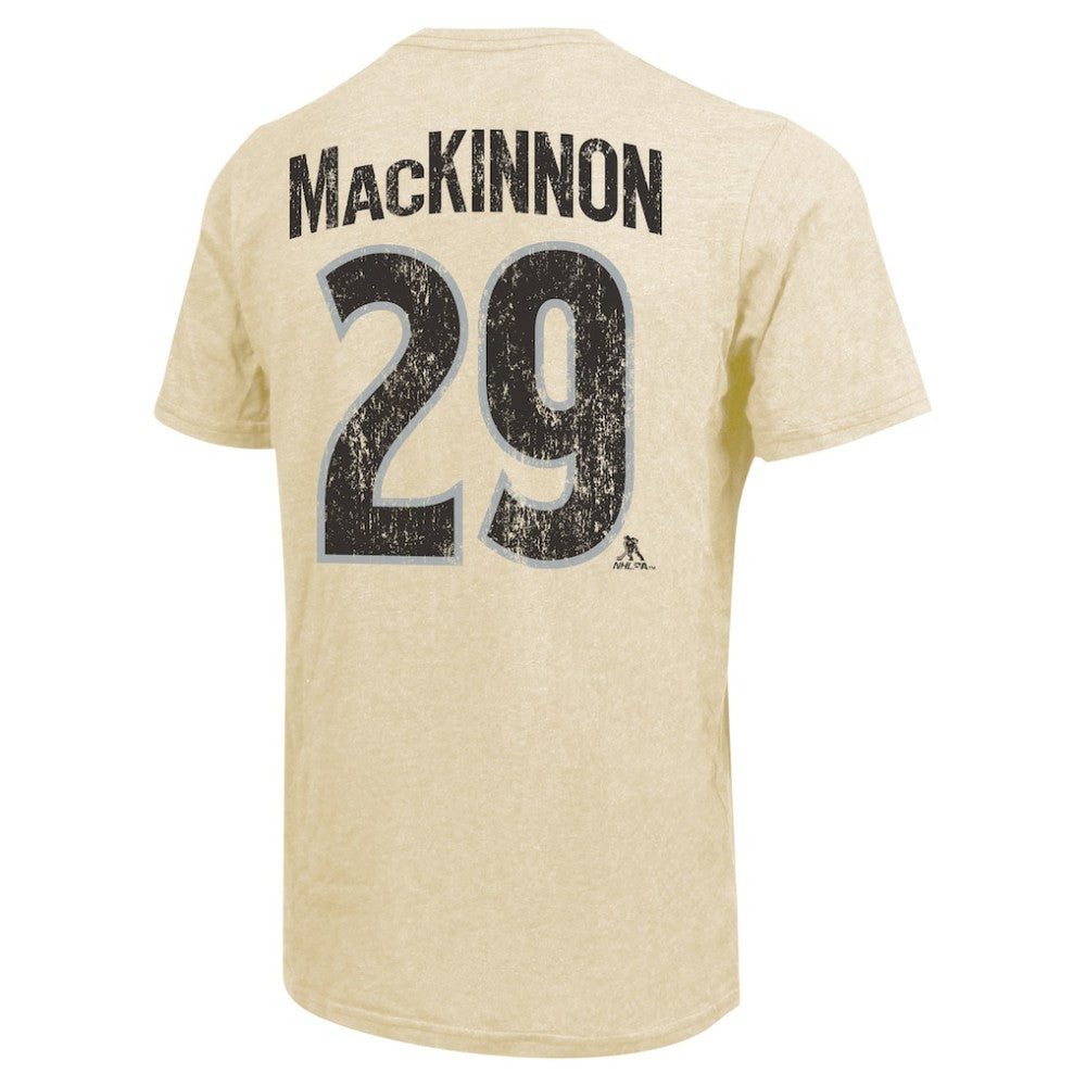 Nathan MacKinnon Colorado Avalanche Majestic Threads Dynasty Name & Number Tri-Blend T-Shirt Online