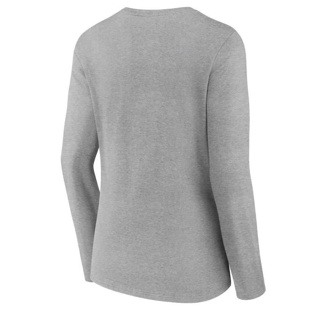 Cleveland Browns  Women's Primary Logo Long Sleeve V-Neck T-Shirt