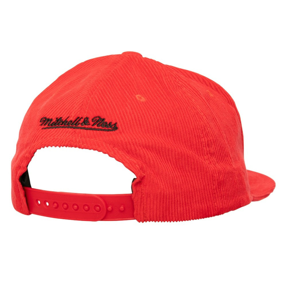 Mitchell & Ness Boston Red Sox Corduroy Snapback Hat | MLB Discount