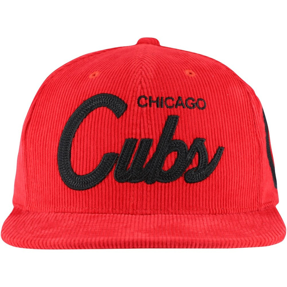 Mitchell & Ness  Chicago Cubs Male Adult Corduroy Snapback Hat | MLB New