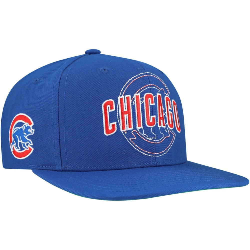 Chicago Cubs Mitchell & Ness Double Up Snapback Hat | MLB New