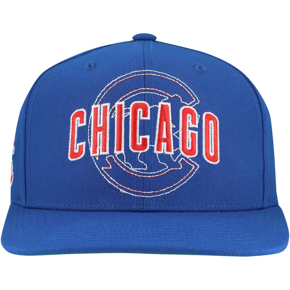 Chicago Cubs Mitchell & Ness Double Up Snapback Hat | MLB New