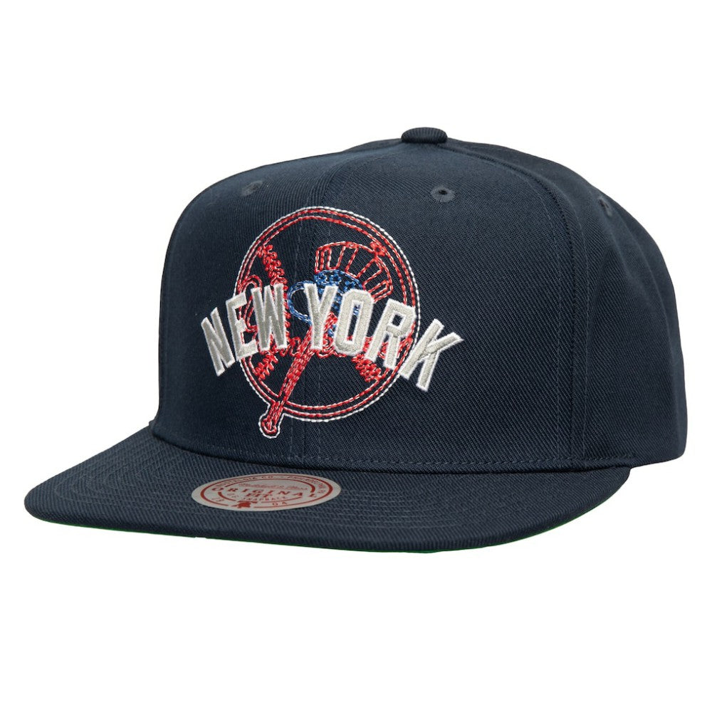 New York Yankees Mitchell & Ness Double Up Snapback Hat | MLB Shop