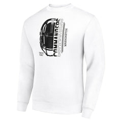 Washington Commanders  Starter Half Helmet Team Graphic Tri-Blend Fleece Pullover Sweatshirt