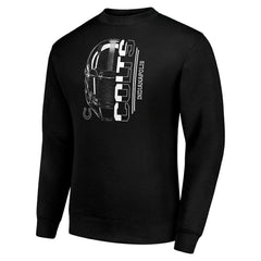 Indianapolis Colts  Starter Half Helmet Team Graphic Tri-Blend Fleece Pullover Sweatshirt