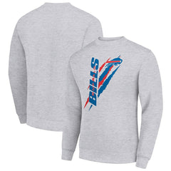 Buffalo Bills  Starter Color Scratch Team Graphic Fleece Pullover Sweatshirt