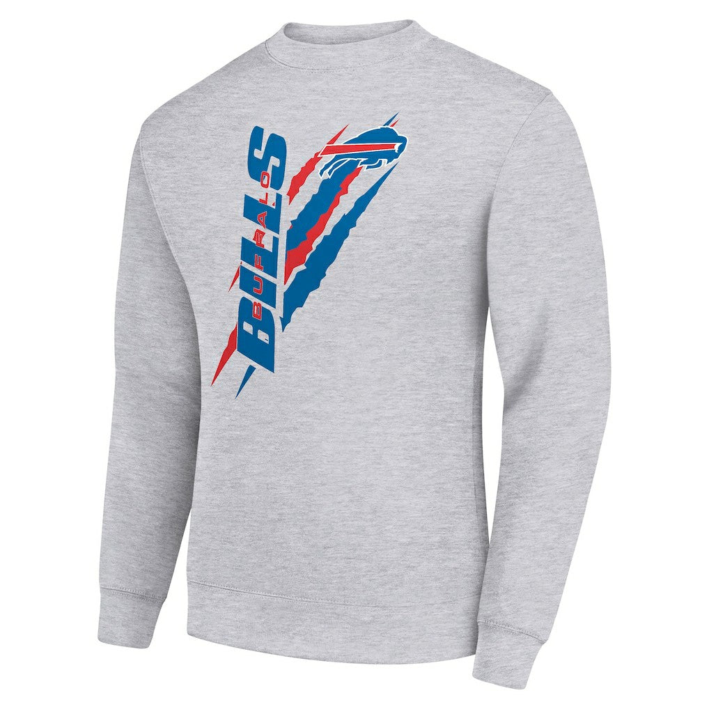 Buffalo Bills  Starter Color Scratch Team Graphic Fleece Pullover Sweatshirt