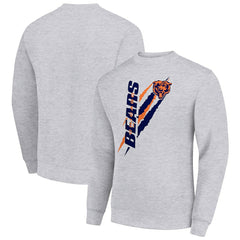 Chicago Bears  Starter Color Scratch Team Graphic Fleece Pullover Sweatshirt