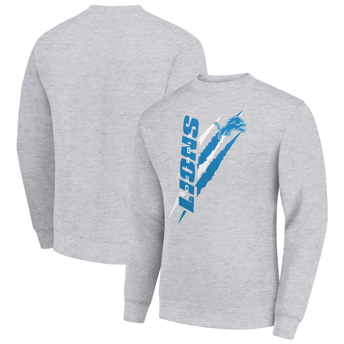 Detroit Lions  Starter Color Scratch Team Graphic Fleece Pullover Sweatshirt