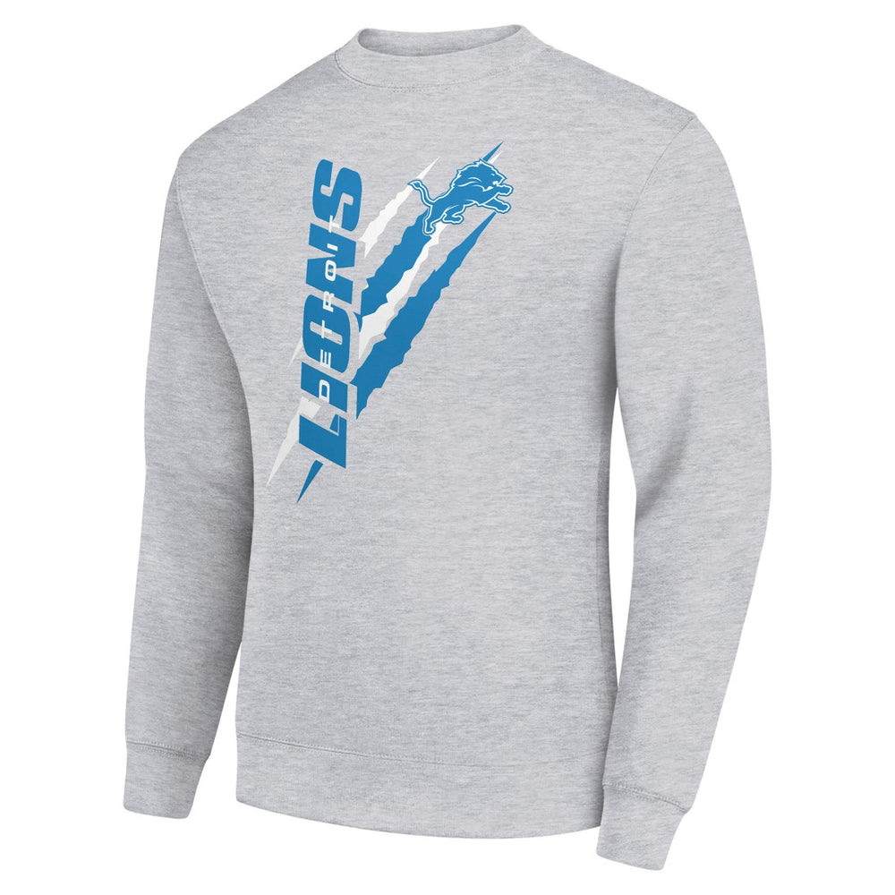 Detroit Lions  Starter Color Scratch Team Graphic Fleece Pullover Sweatshirt