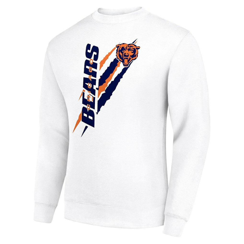 Chicago Bears  Starter Color Scratch Team Graphic Fleece Pullover Sweatshirt