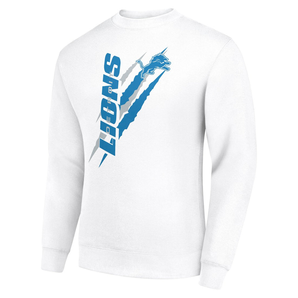 Detroit Lions  Starter Color Scratch Team Graphic Fleece Pullover Sweatshirt