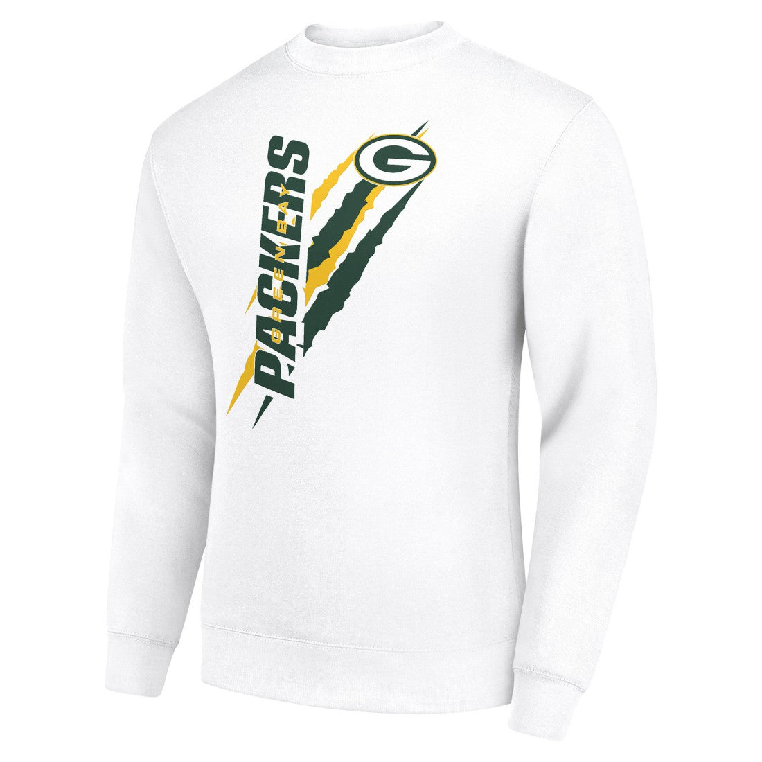 Green Bay Packers  Starter Color Scratch Team Graphic Fleece Pullover Sweatshirt