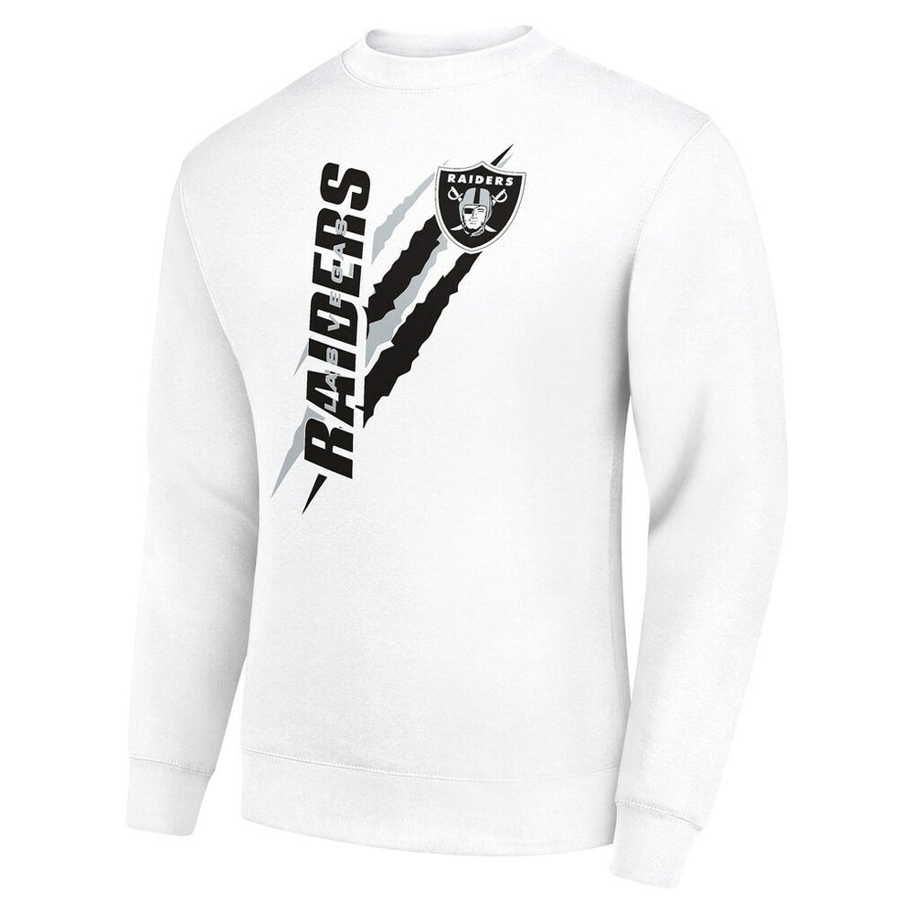 Las Vegas Raiders  Starter Color Scratch Team Graphic Fleece Pullover Sweatshirt