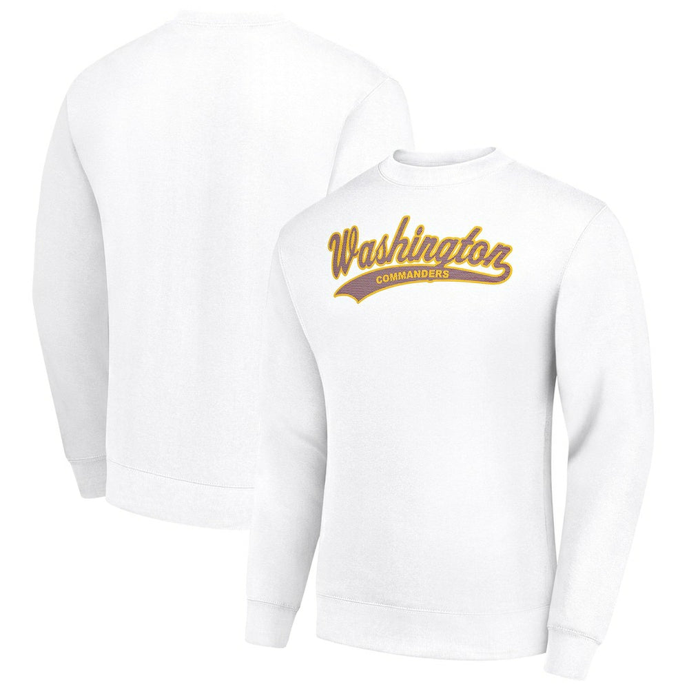 Washington Commanders  Starter Tailsweep Team Graphic Tri-Blend Fleece Pullover Sweatshirt