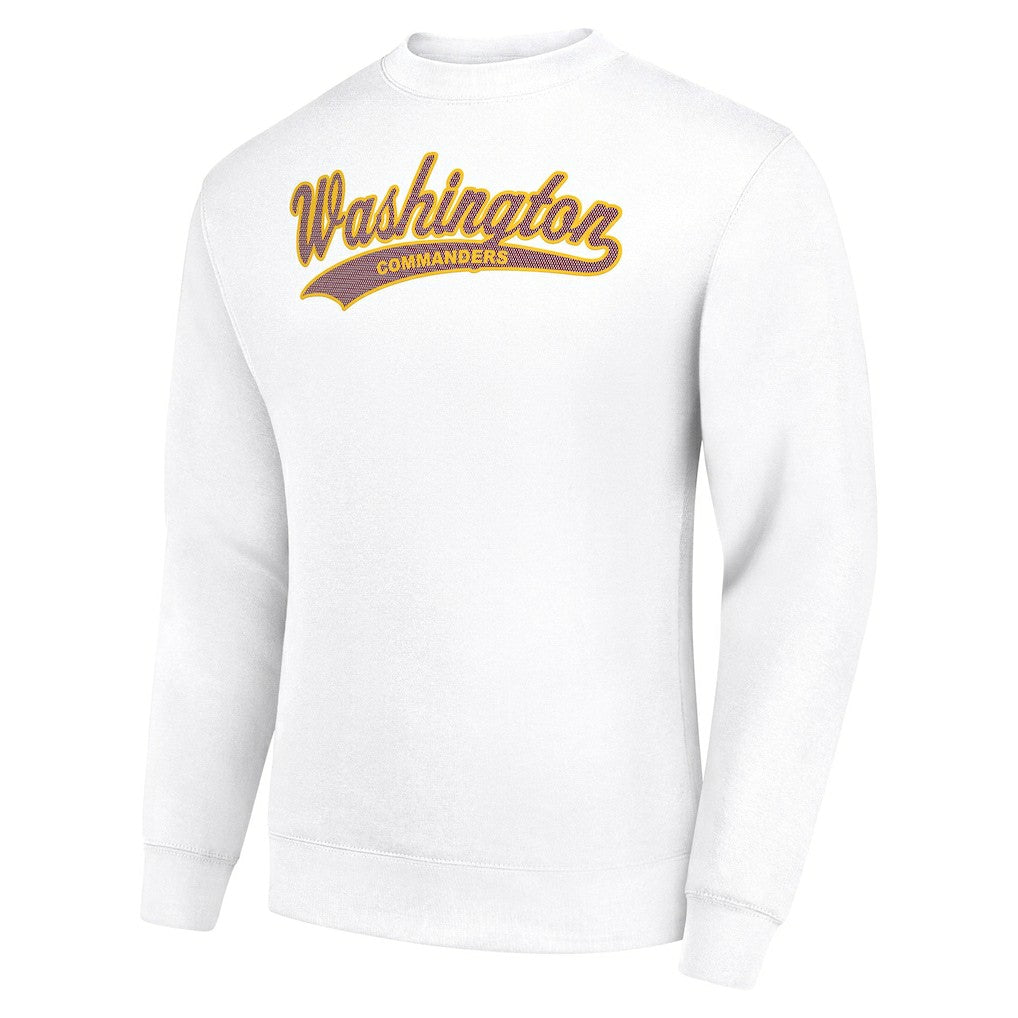 Washington Commanders  Starter Tailsweep Team Graphic Tri-Blend Fleece Pullover Sweatshirt