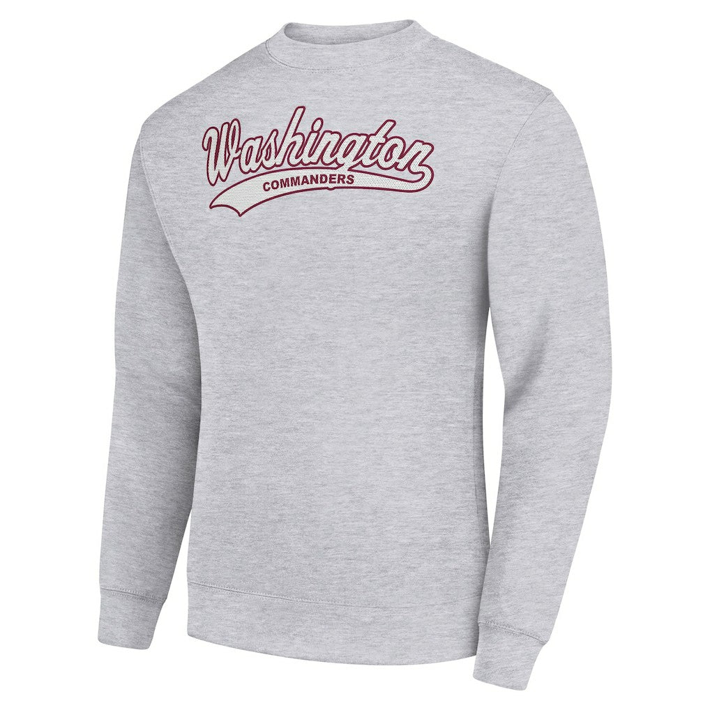 Washington Commanders  Starter Tailsweep Team Graphic Tri-Blend Fleece Pullover Sweatshirt