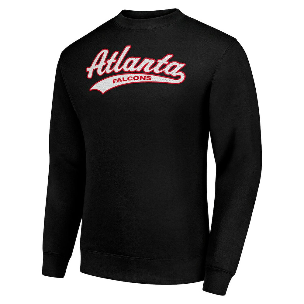 Atlanta Falcons  Starter Tailsweep Team Graphic Tri-Blend Fleece Pullover Sweatshirt