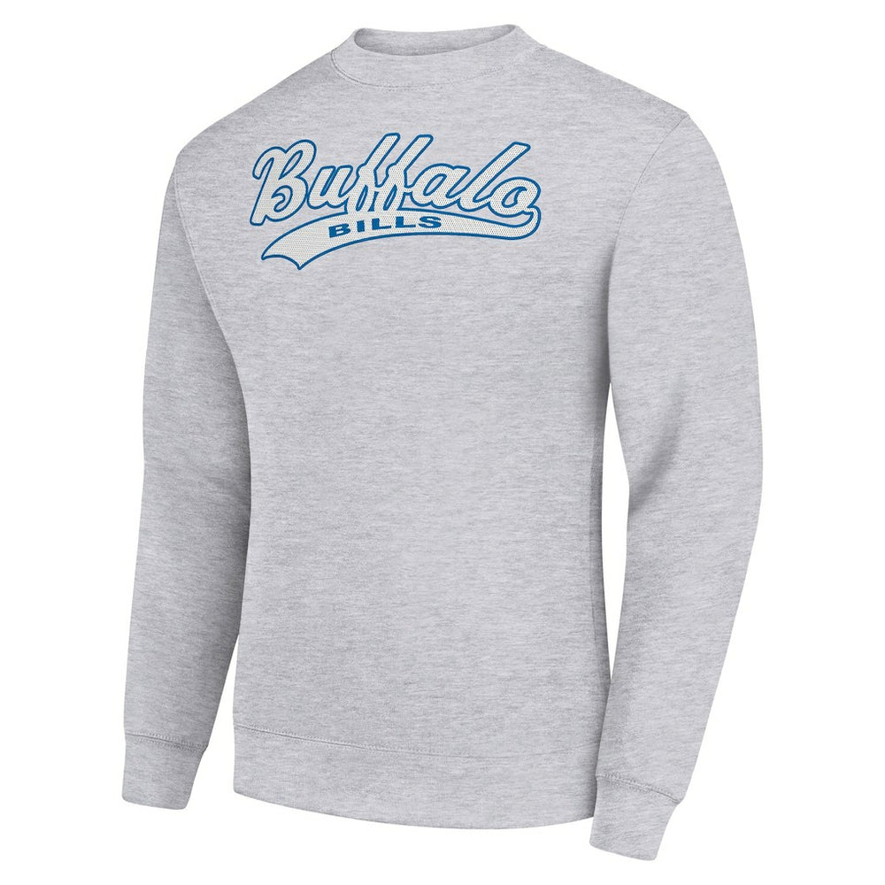 Buffalo Bills  Starter Tailsweep Team Graphic Tri-Blend Fleece Pullover Sweatshirt