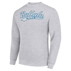 Buffalo Bills  Starter Tailsweep Team Graphic Tri-Blend Fleece Pullover Sweatshirt