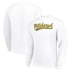 Pittsburgh Steelers  Starter Tailsweep Team Graphic Tri-Blend Fleece Pullover Sweatshirt