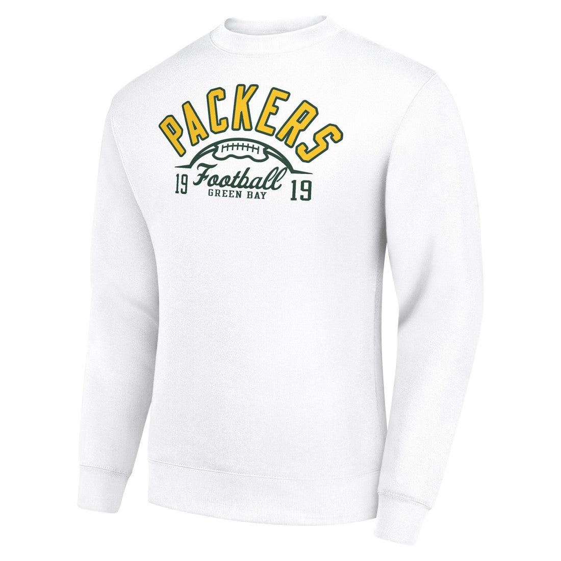 Green Bay Packers  Starter Half Ball Team Graphic Tri-Blend Fleece Pullover Sweatshirt