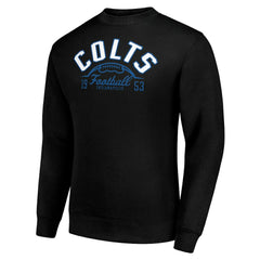 Indianapolis Colts  Starter Half Ball Team Graphic Fleece Pullover Sweatshirt