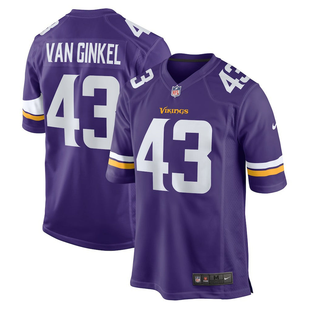 Minnesota Vikings Nike Andrew Van Ginkel  Team Game Jersey
