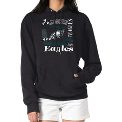 Philadelphia Eagles  G-III 4Her by Carl Banks Women's Collage Graphic Fleece Pullover Hoodie