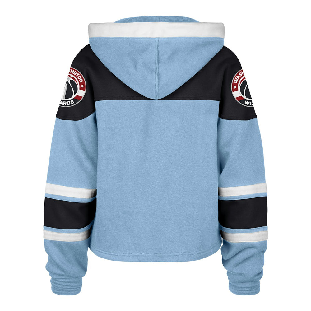 Washington Wizards '47 Women's 2024/25 City Edition Superior Cropped Lace-Up Pullover Hoodie For Sale