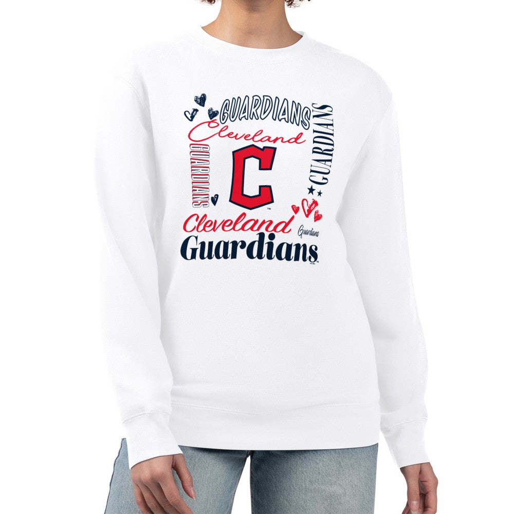 Cleveland Guardians G-III 4Her by Carl Banks Women's Collage Team Graphic Fleece Pullover Hoodie | MLB US