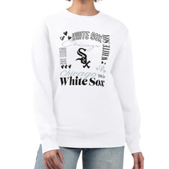 Chicago White Sox G-III 4Her by Carl Banks Women's Collage Team Graphic Fleece Pullover Hoodie | MLB Sale