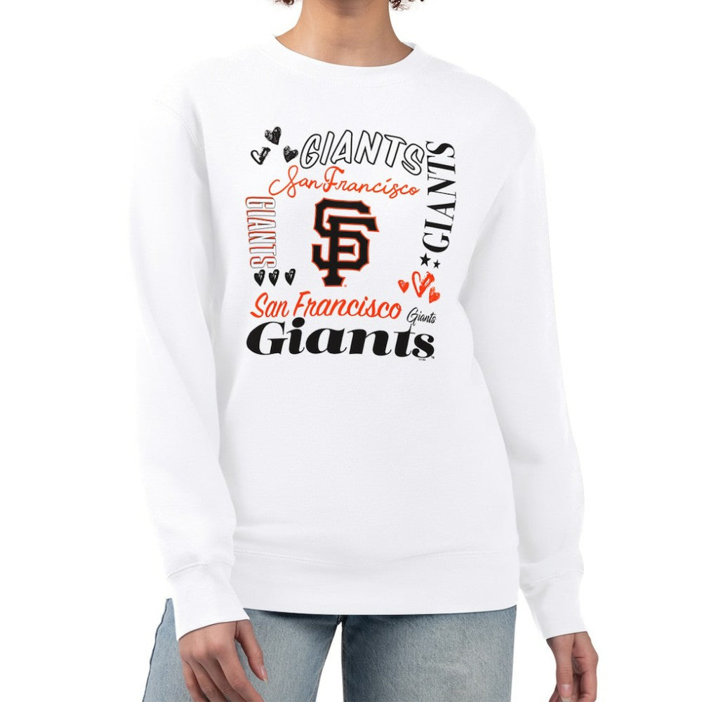 San Francisco Giants G-III 4Her by Carl Banks Women's Collage Team Graphic Fleece Pullover Hoodie | MLB US