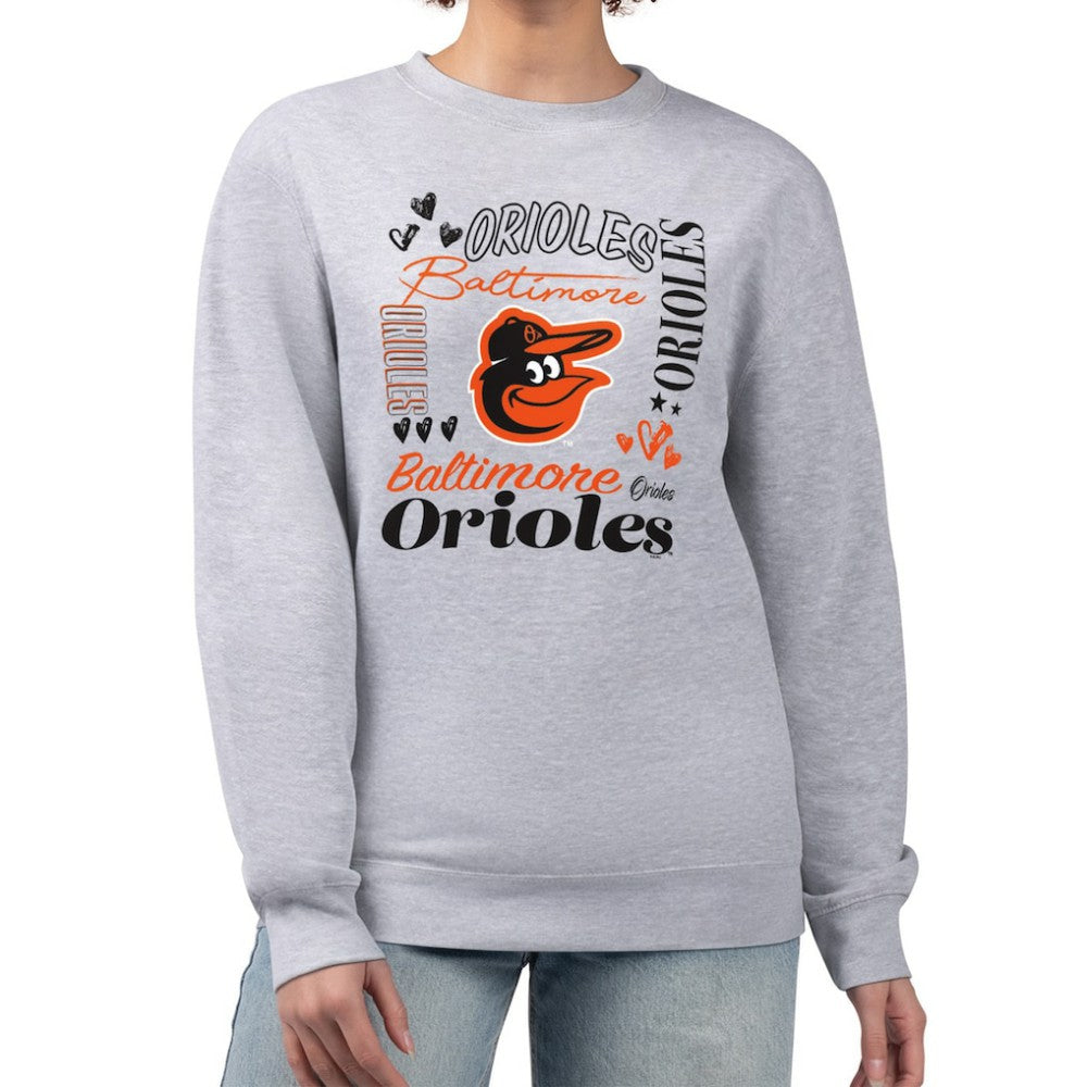 Baltimore Orioles G-III 4Her by Carl Banks Women's Collage Team Graphic Fleece Pullover Hoodie | MLB Near me