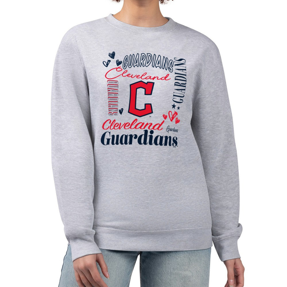Cleveland Guardians G-III 4Her by Carl Banks Women's Collage Team Graphic Fleece Pullover Hoodie | MLB Sale