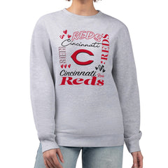 Cincinnati Reds G-III 4Her by Carl Banks Women's Collage Team Graphic Fleece Pullover Hoodie | MLB Outlet